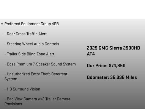 Used 2025 GMC Sierra 2500 AT4 AWD/4WD image 25