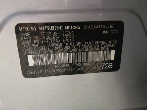 Used 2024 Mitsubishi Mirage ES FWD image 33