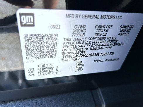 Certified 2021 Chevrolet Suburban Z71 w/ Rear Media and Nav Package AWD/4WD image 28