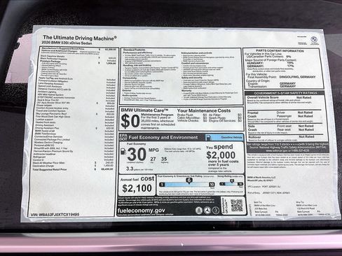 New 2026 BMW 530i xDrive w/ Premium Package AWD/4WD image 17