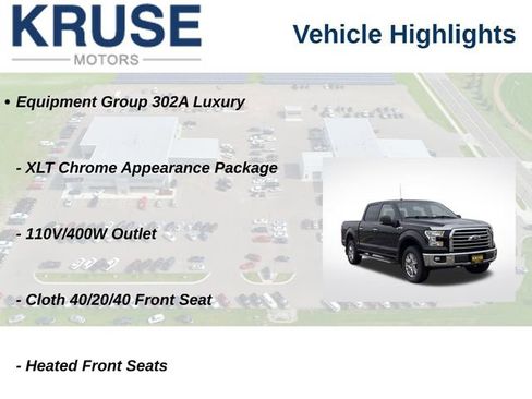 Used 2016 Ford F150 XLT w/ Equipment Group 302A Luxury AWD/4WD image 14