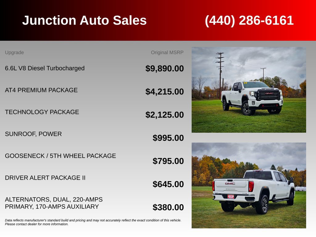 Used 2020 GMC Sierra 3500 AT4 w/ AT4 Premium Package AWD/4WD image 5