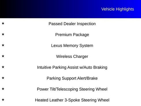 Used 2025 Lexus ES 350 w/ Premium Package image 16