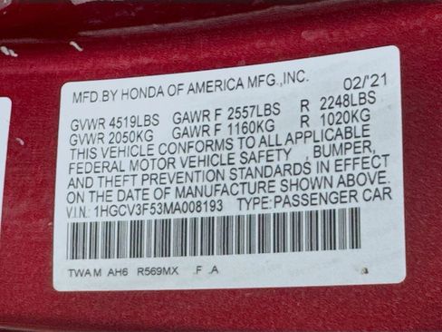 Used 2021 Honda Accord EX-L image 39