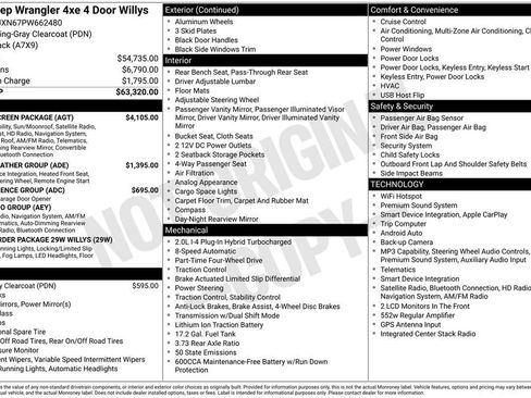 Used 2023 Jeep Wrangler Unlimited w/ Sun & Screen Package image 5