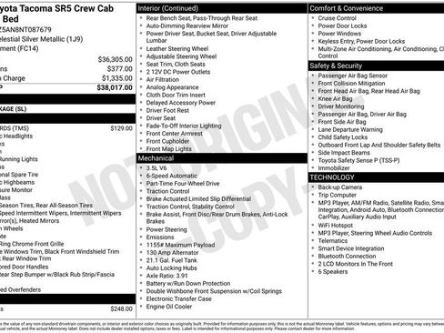 Used 2022 Toyota Tacoma SR5 AWD/4WD image 22