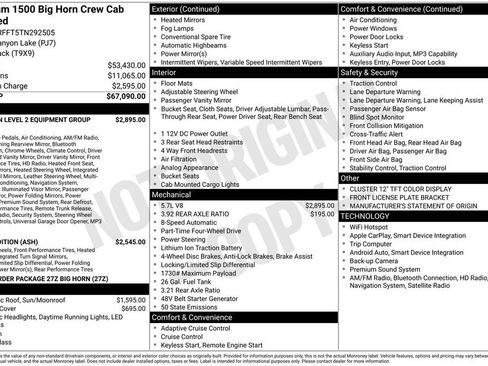 New 2026 RAM 1500 Big Horn AWD/4WD image 45
