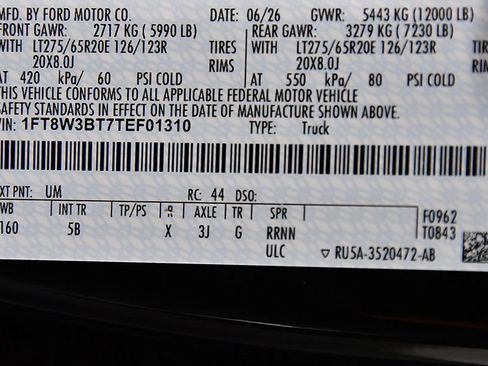 New 2026 Ford F350 Lariat w/ Black Appearance Package AWD/4WD image 17