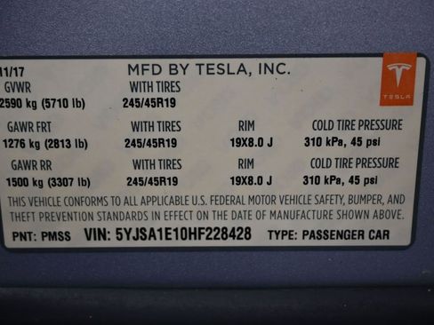 Used 2017 Tesla Model S 75 image 46
