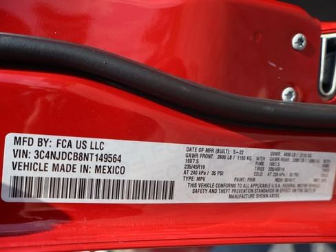 Used 2022 Jeep Compass Limited w/ (RED) Package AWD/4WD image 10