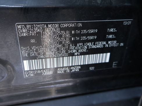 Used 2022 Toyota RAV4 Limited image 41