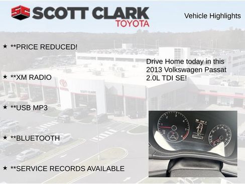 Used 2013 Volkswagen Passat TDI SE FWD image 7