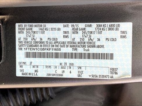 Used 2015 Ford F150 XLT w/ Equipment Group 301A Mid RWD image 31