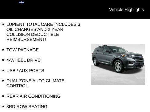 Used 2020 Ford Explorer XLT w/ Class III Trailer Tow Package AWD/4WD image 7
