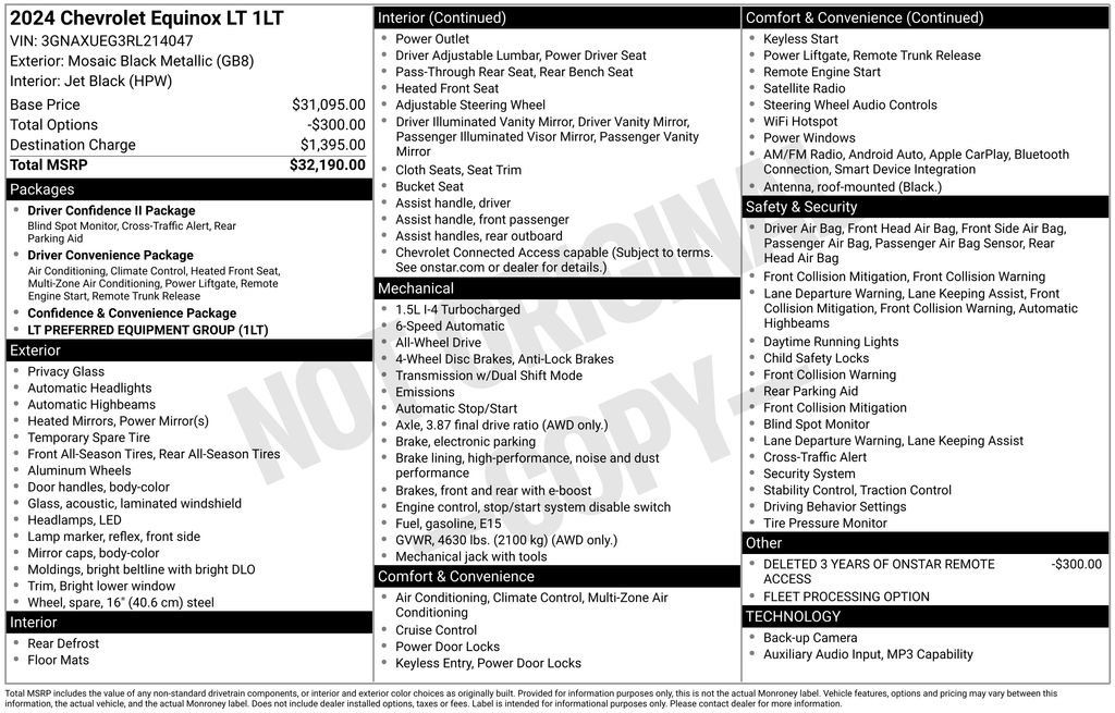 Used 2024 Chevrolet Equinox LT AWD/4WD image 4