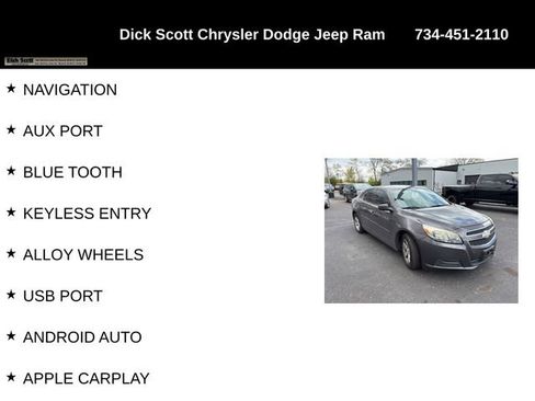 Used 2013 Chevrolet Malibu LS w/ Protection Package FWD image 2