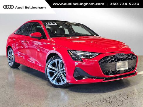 Certified 2025 Audi A3 2.0T Premium w/ Black Optic Package image 1