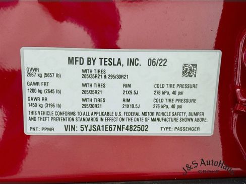 Used 2022 Tesla Model S Plaid image 41