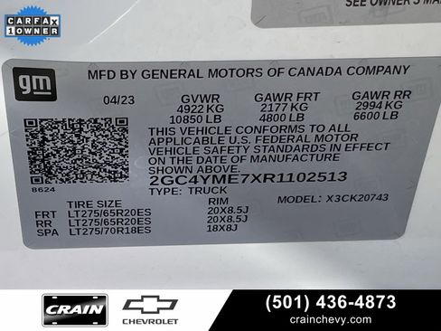 Used 2024 Chevrolet Silverado 2500 Custom w/ Custom Value Package image 32