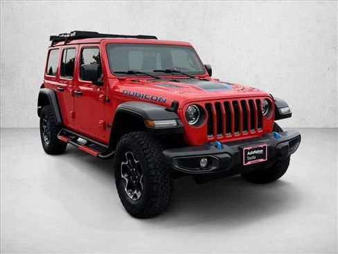 Used 2023 Jeep Wrangler Unlimited Rubicon 4xe w/ Cold Weather Group AWD/4WD image 3