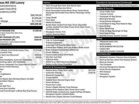 Used 2025 Lexus NX 350 AWD w/ Rear Seat Package image 6