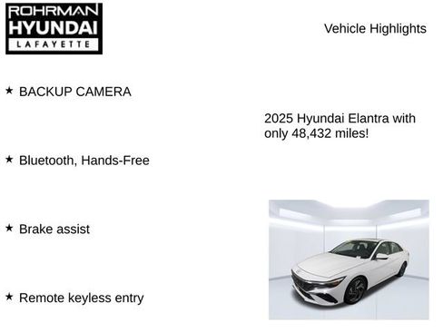 Used 2025 Hyundai Elantra SEL FWD image 7