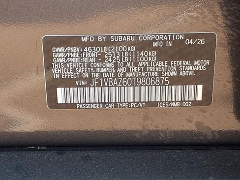 New 2026 Subaru WRX tS AWD/4WD image 9