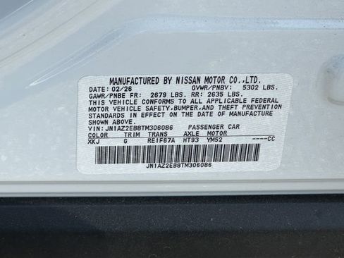 New 2026 Nissan Leaf Platinum+ FWD image 26