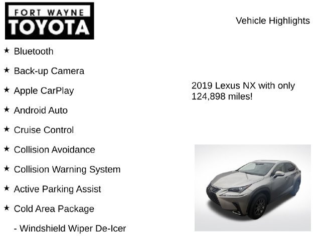 Used 2019 Lexus NX 300 AWD w/ Comfort Package image 8