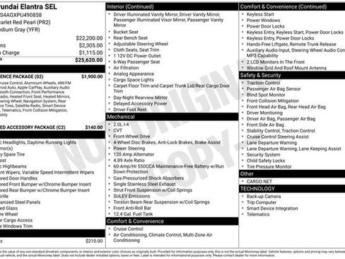 Certified 2023 Hyundai Elantra SEL w/ Convenience Package image 24