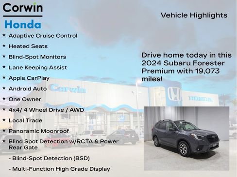 Used 2024 Subaru Forester Premium w/ POP Package 3 AWD/4WD image 6