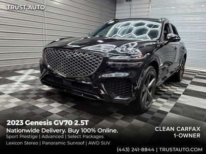 Used 2023 Genesis GV70 2.5T w/ Sport Prestige Package
