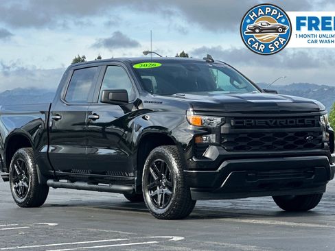 Used 2026 Chevrolet Silverado 1500 Custom w/ Turbomax Blackout Package image 1