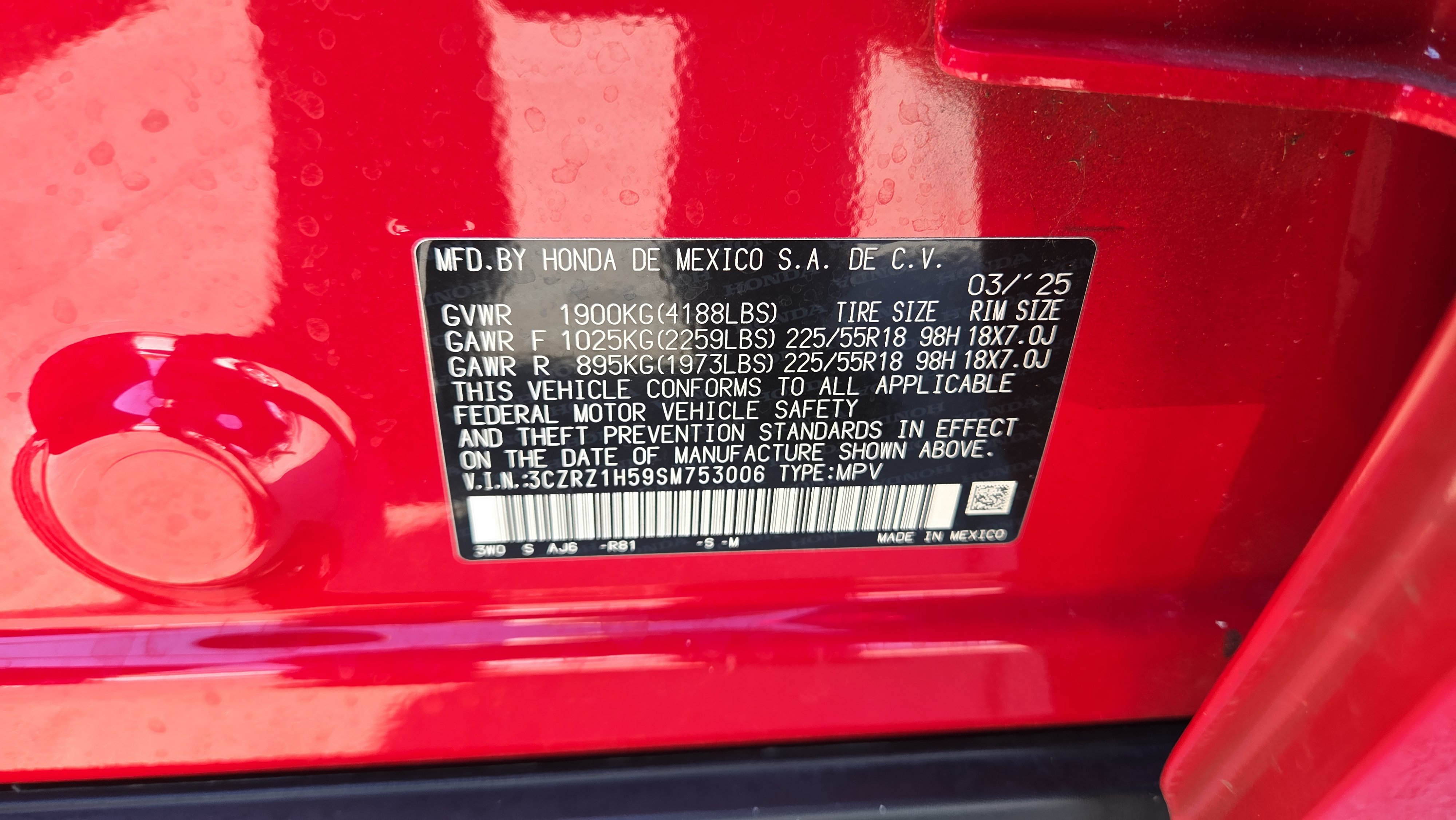 Used 2025 Honda HR-V Sport image 21