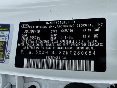 Used 2019 Kia Optima S image 35