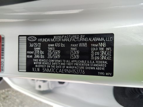 Used 2022 Hyundai Tucson SEL w/ Convenience + Premium Package AWD/4WD image 23