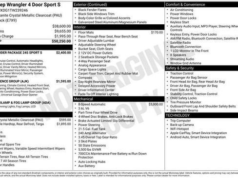 New 2026 Jeep Wrangler Sport S image 40