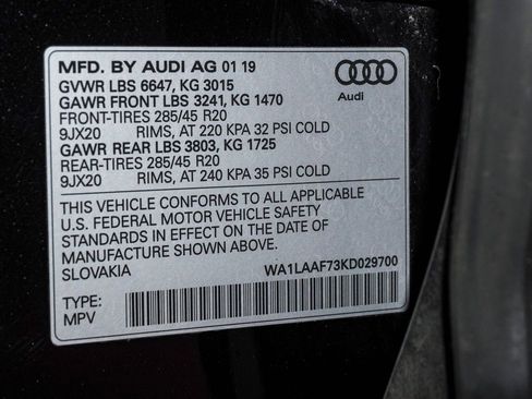 Used 2019 Audi Q7 3.0T Premium Plus w/ Premium Plus Package AWD/4WD image 30