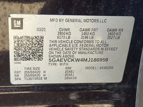 Used 2021 Buick Enclave Avenir w/ Avenir Technology Package image 8