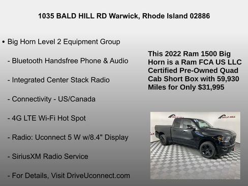 Used 2022 RAM 1500 Big Horn image 32