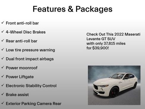 Used 2022 Maserati Levante GT AWD/4WD image 16