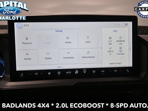Used 2025 Ford Bronco Sport Badlands AWD/4WD image 14