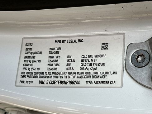 Used 2022 Tesla Model 3 Long Range image 34