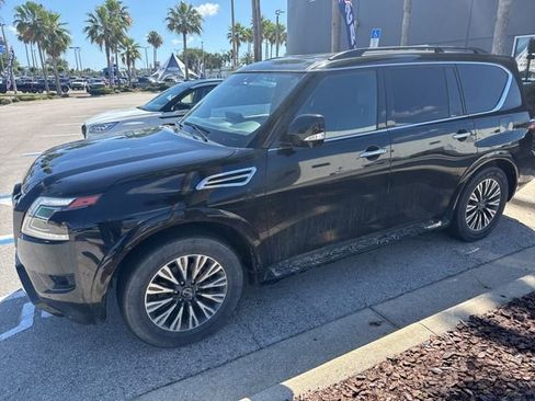Used 2021 Nissan Armada SL w/ Midnight Edition Package RWD image 2