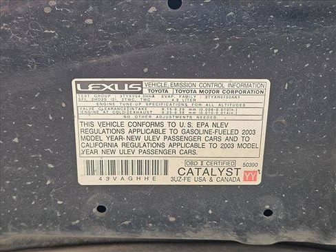Used 2003 Lexus SC 430 Convertible RWD image 20
