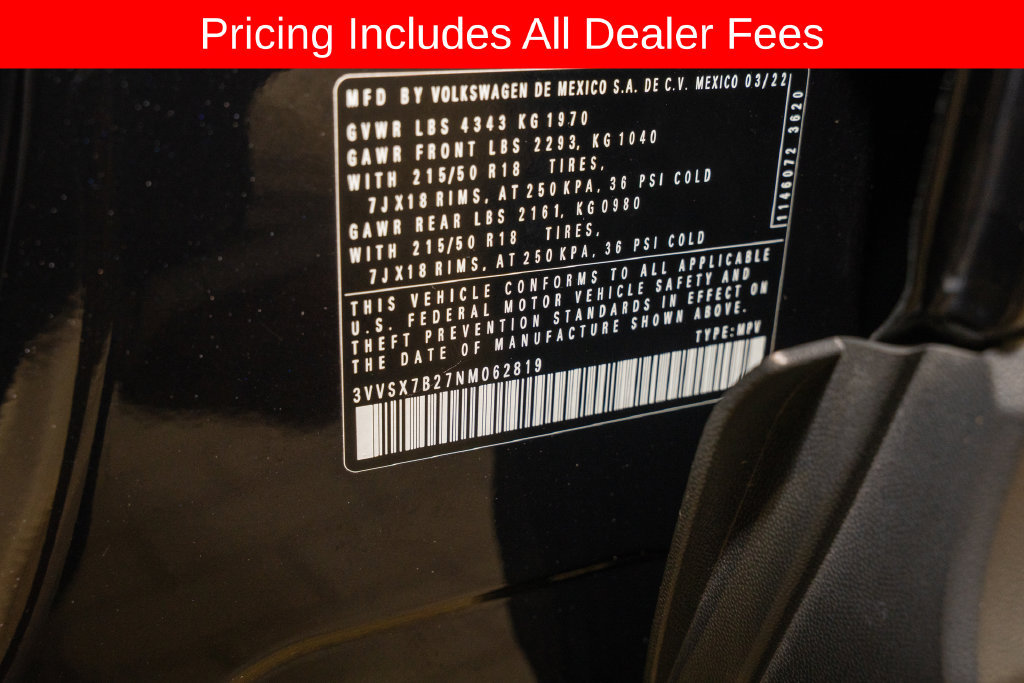 Used 2022 Volkswagen Taos SE w/ IQ.Drive SE Package FWD image 20