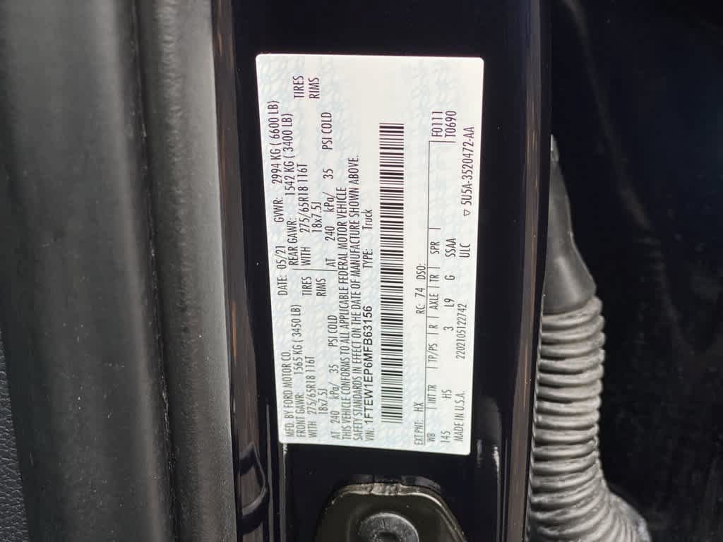 Used 2021 Ford F150 Lariat w/ Equipment Group 502A High AWD/4WD image 27