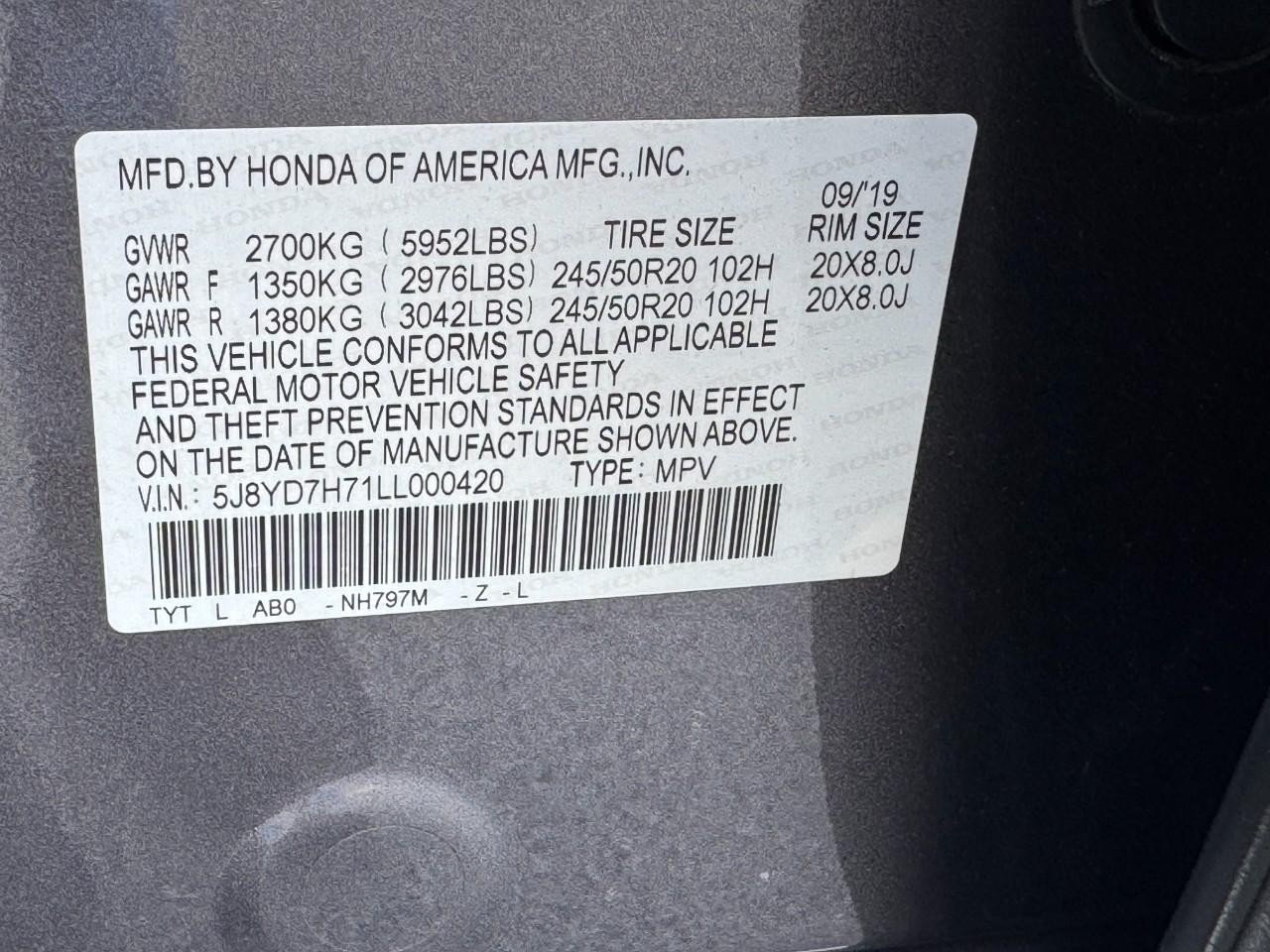 Used 2020 Acura MDX w/ Advance Package AWD/4WD image 27
