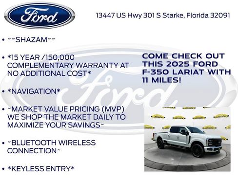New 2025 Ford F350 Lariat w/ Lariat Ultimate Package image 5