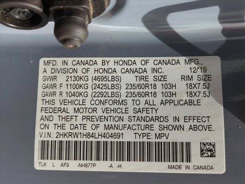 Used 2020 Honda CR-V EX-L image 15